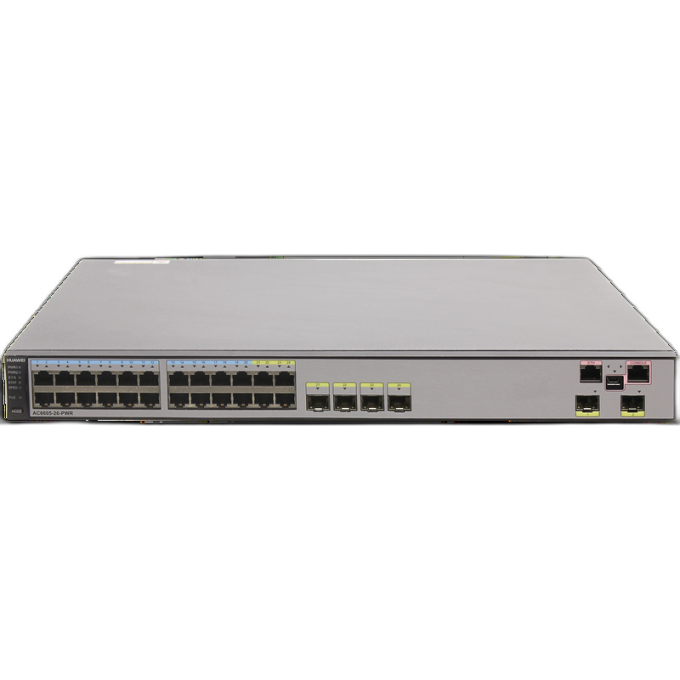 Управляемый коммутатор HUAWEI для рабочих групп Металл В стойку 19 AC6605-26-PWR-32AP