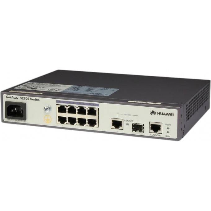 Коммутатор HUAWEI S2700 Металл В стойку 19 S2700-9TP-EI-AC