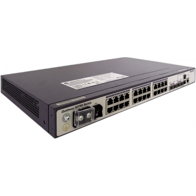 Коммутатор HUAWEI S3700 металл В стойку 19 S3700-28TP-PWR-EI