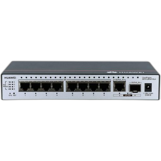 Коммутатор HUAWEI CloudEngine Металл В стойку 19 S5731-L8P2HT-RUA